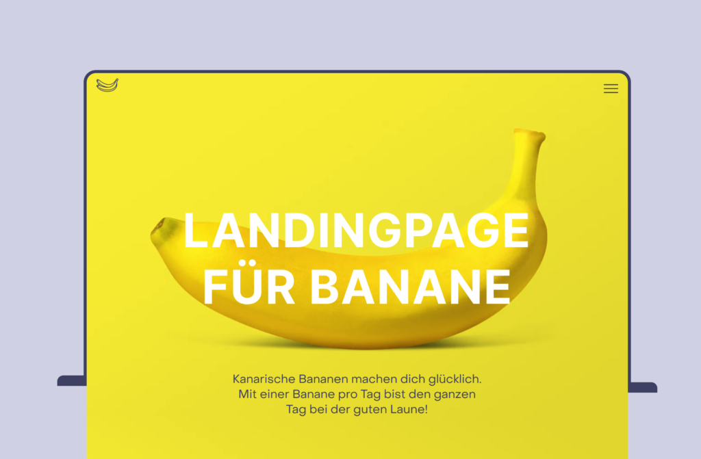Landingpage Aufbau anhand eines Beispiels
