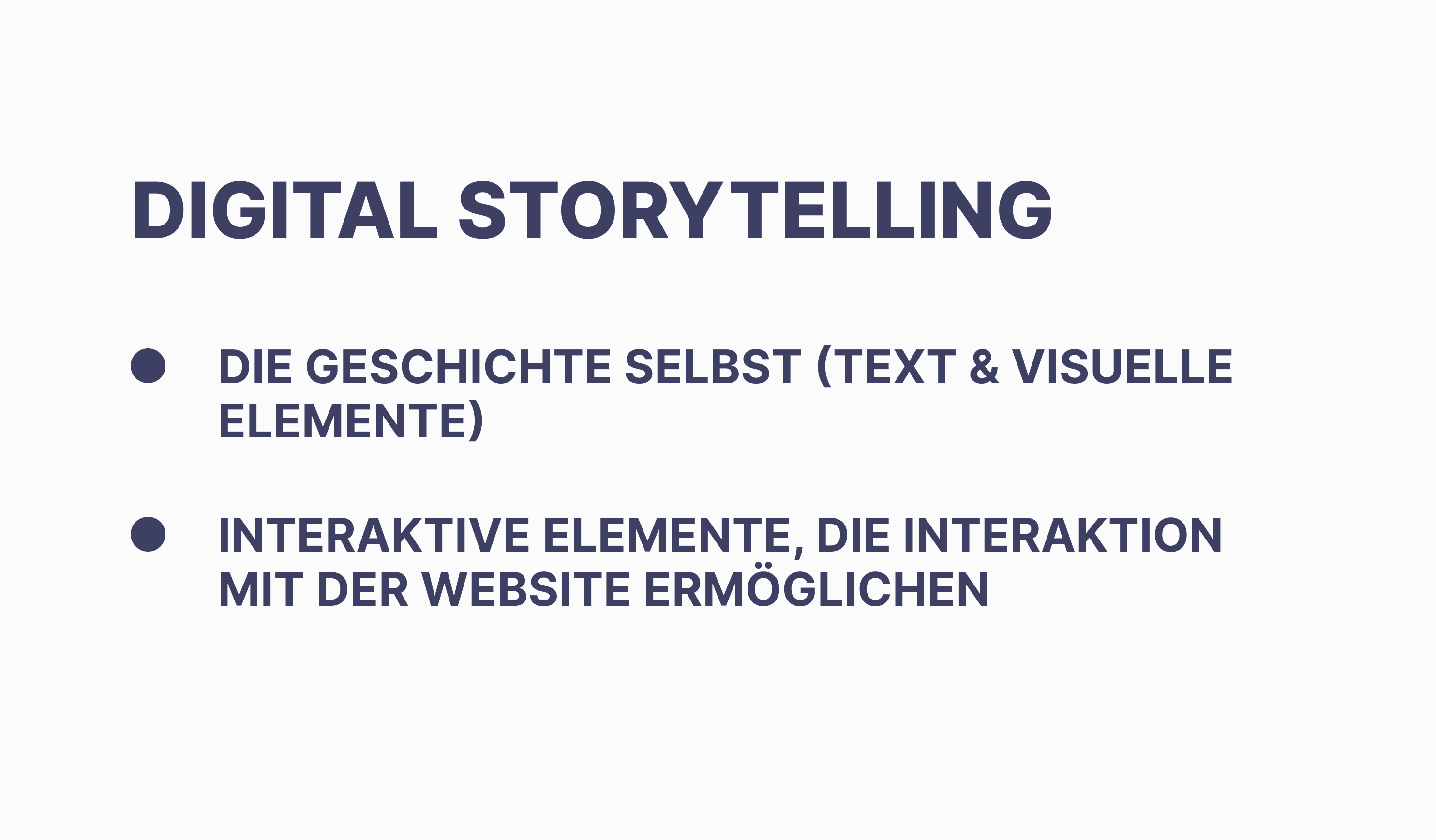 digital Storytelling: woraus besteht es?