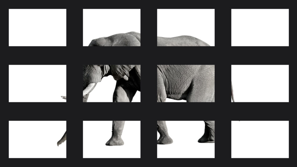 Ziel der Präsentation: hinter Elefant steckt eine Botschaft